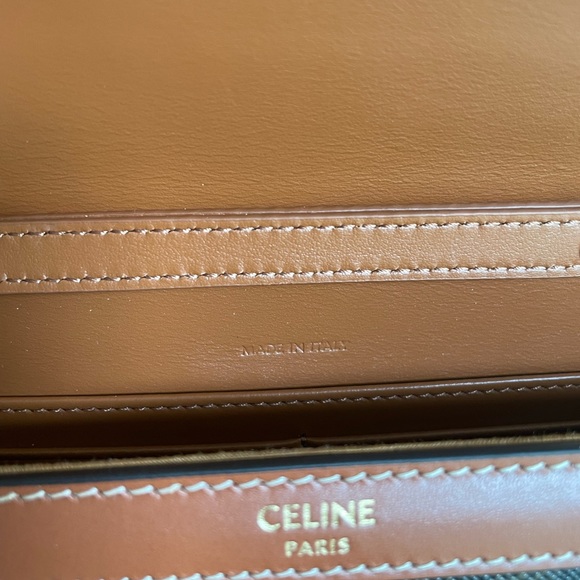 SOLD 🏆Celine triomphe  Wallet on chain - Picture 10 of 14